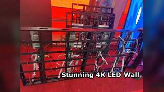 HD 4K P3 LED Video Duvar 3840Hz Pürüzsüz Ekran